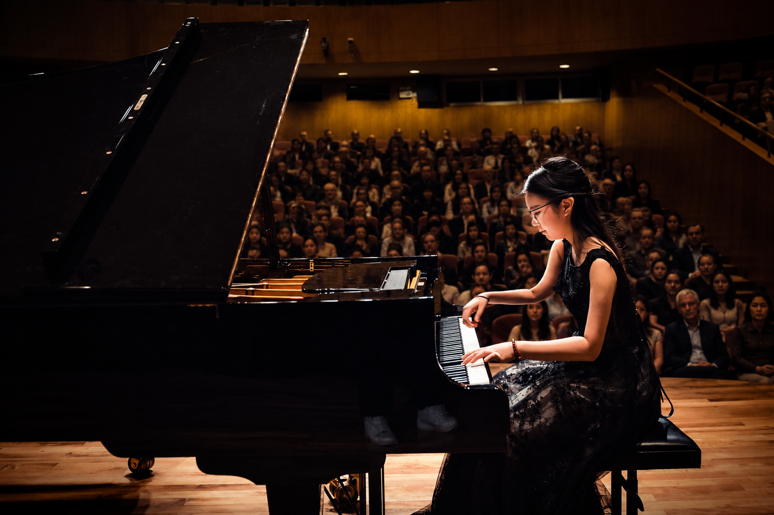 Cassandra, founder and instructor of Cassandra Piano Studio
